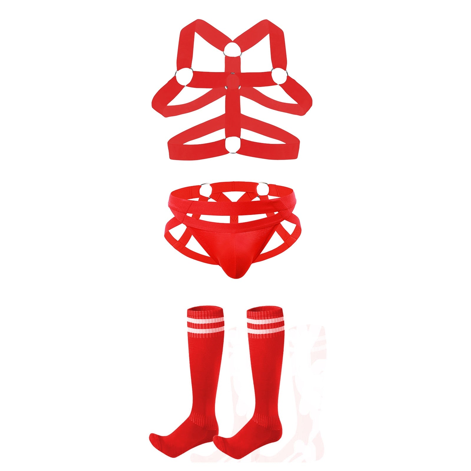 PRTY Elastic Harness 3-Pcs