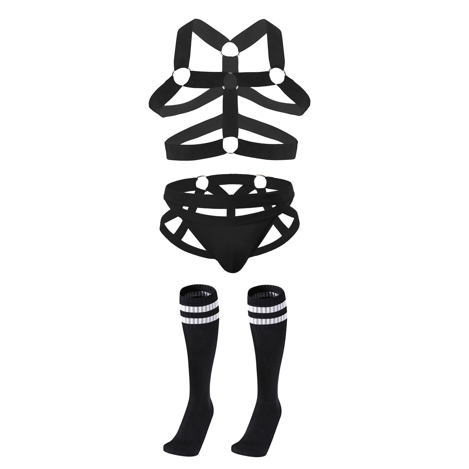 PRTY Elastic Harness 3-Pcs