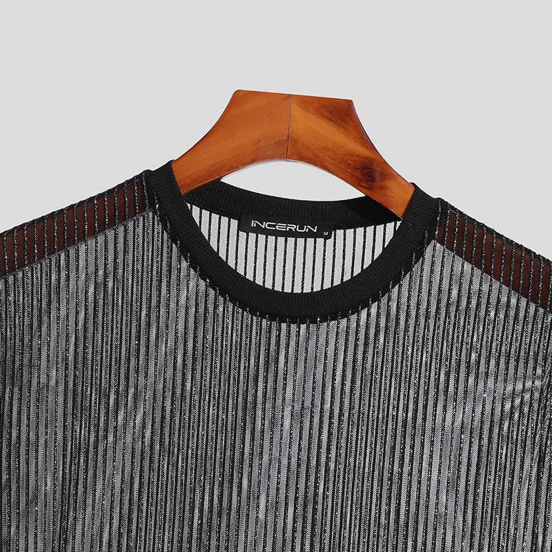 METALLIC Mesh T-Shirt