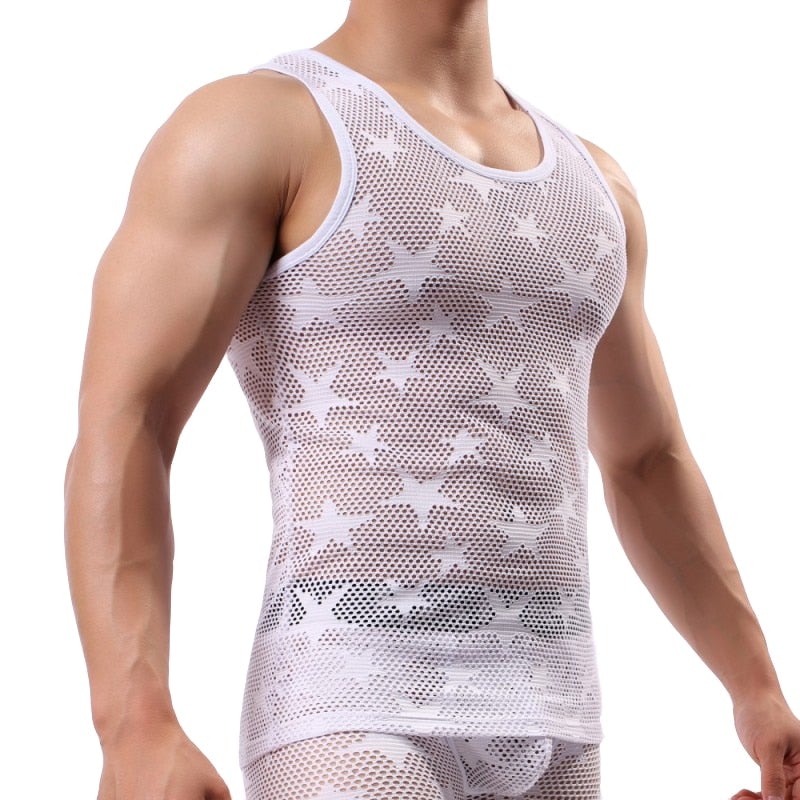 Men's Tank Top - AMERICANA Mesh Tank
