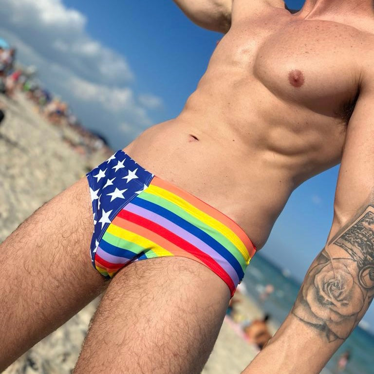 PROUD AF Swim Briefs