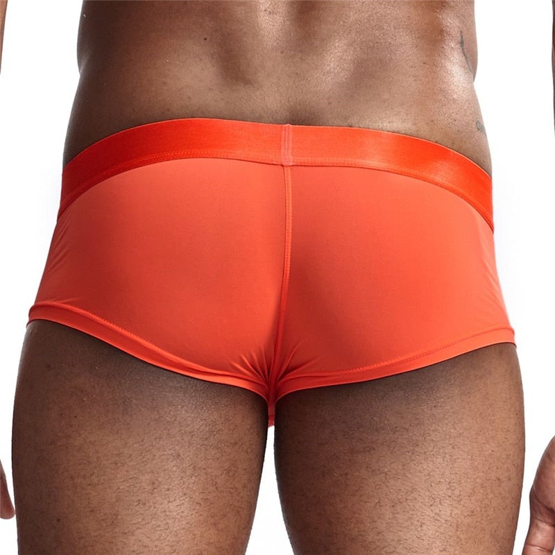 JOCKMAIL Ultra-Thin Transparent Boxers Underwear