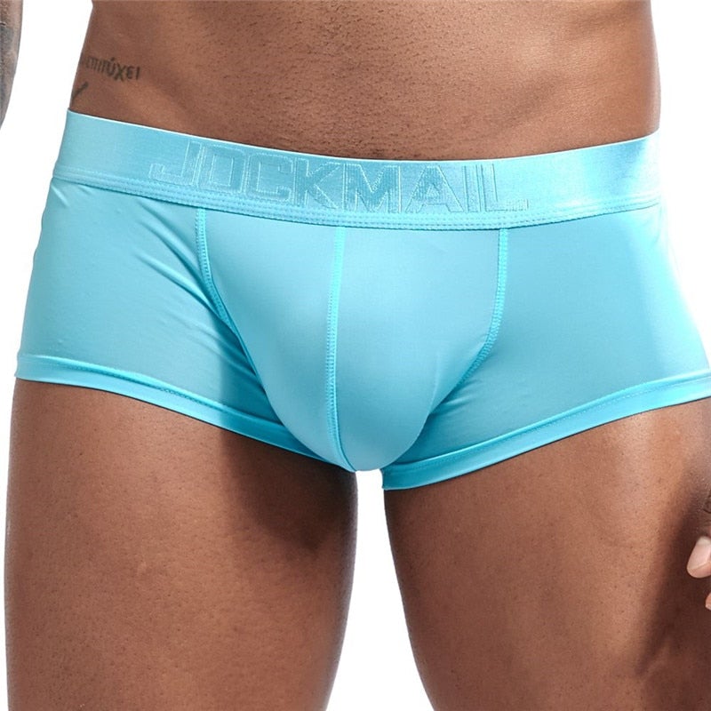JOCKMAIL Ultra-Thin Transparent Boxers Underwear