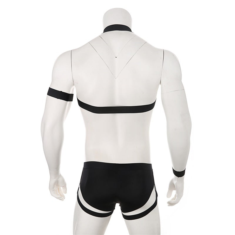 DANCE Elastic Harness 2-Pcs Costumes