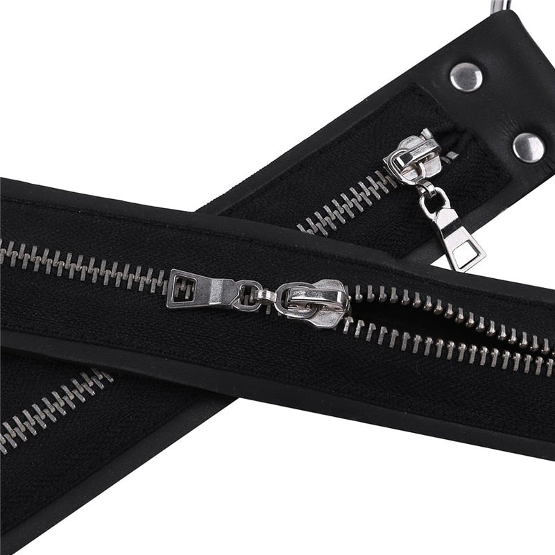 POWER DOM Chest Harness With Zipper Harness