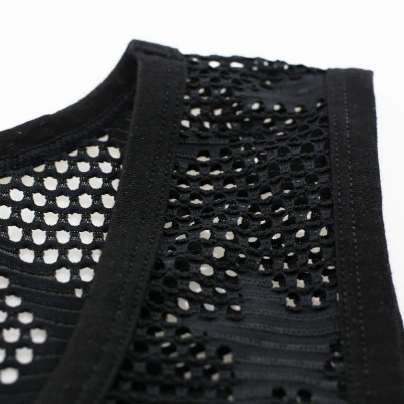 AMERICANA Mesh Tank Tank Top