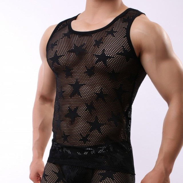 Men's Tank Top - AMERICANA Mesh Tank