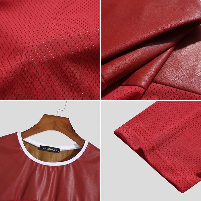 DUNGEON Glossy Mesh Cropped T-Shirt