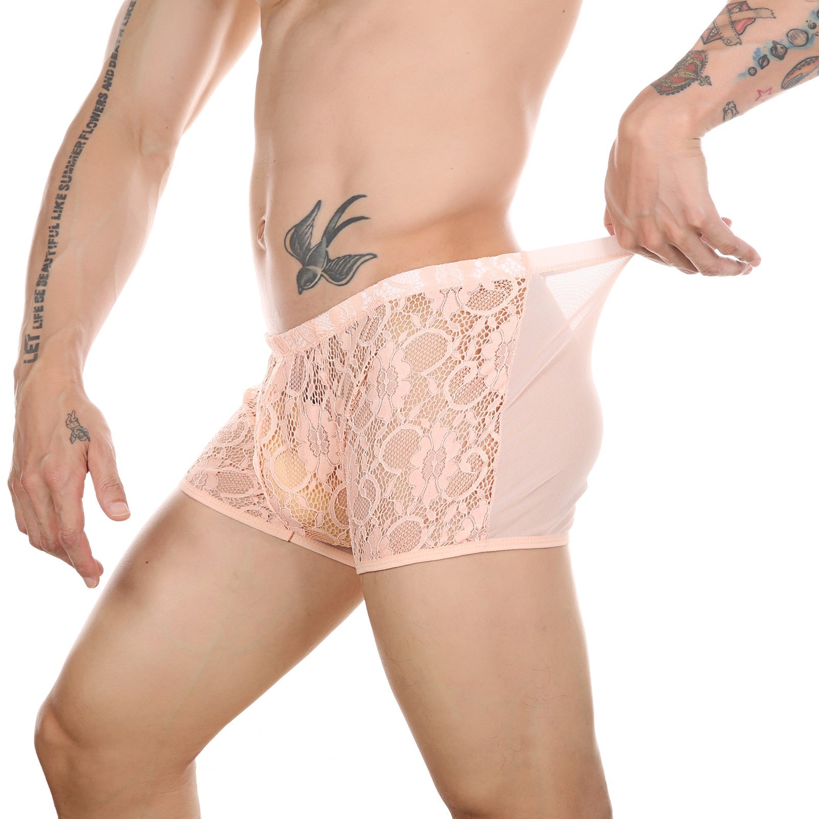 SHEER Lace Boxers 5-Pack
