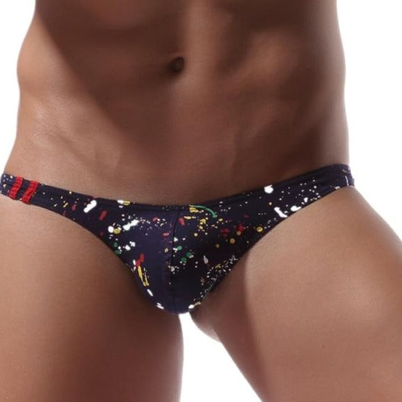 Men's Thong - SASSY HUNK Print Thong