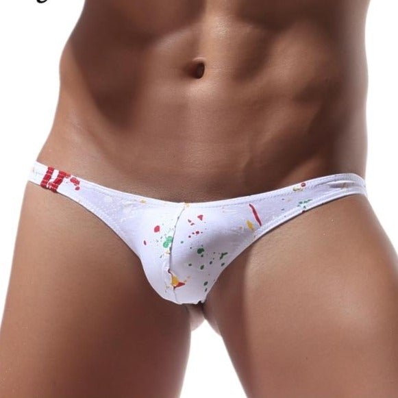 SASSY HUNK Print Thong Thong