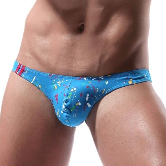 Men's Thong - SASSY HUNK Print Thong