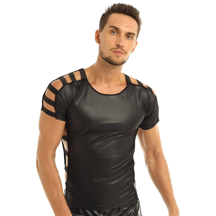 UNDERGROUND Faux Leather T-Shirt T-Shirt
